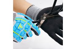 China Safety TPR Gloves Vibration Resistant Impact Resistant Gloves For Mechanical Repairs supplier