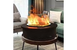 China Media Wall Artificial Decorative Flame Led Atomizing Water Steam Fireplace supplier