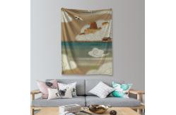 China 95*73cm Backdrop Wall Banner , Polyester Wall Hanging Banner Decor supplier