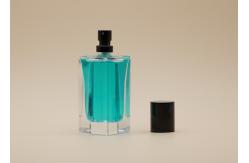 China Easy Refill Custom Glass Perfume Bottles Cylinder Cap For Personal Care supplier