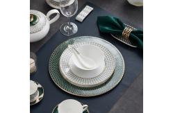 China Customized Ceramic Tableware Set , Porcelain Plates Sets Eco Friendly OEM supplier