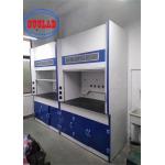 Single Exhaust Lab Fume Cupboard Vertical Sliding Sash Type Airflow Velocity 0.5-0.8m/s for sale