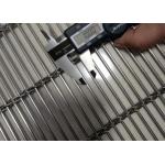 8mm Tec Sieve Architectural Woven Metal Mesh Multi Barrette Weave / Cable Mesh System