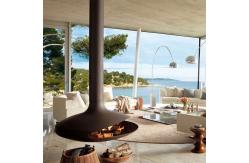 China Customized Heavy Duty Wood Burning Fire Pit Carbon Iron Round Shape supplier