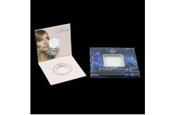 China Flat Square Single Eyeshadow Packaging Envelopes With Transparent Window supplier