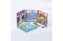 China Portable Magnetic Childrens Jigsaw Puzzles Foldable Book supplier