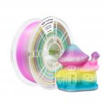 High Speed Printing Of PLA+Filament 330M transparent Rainbow 3d Printing Filament for sale