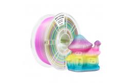 China High Speed Printing Of PLA+Filament 330M transparent Rainbow 3d Printing Filament supplier