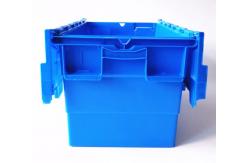 China Blue Grey Green 60L Plastic Storage Container With Lid supplier