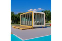 China Modern Micro Prefabricated House 8700kg Capsule Mobile Home With Modular Design supplier