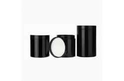 China Amber Clear PET Plastic Storage Jars With Aluminum Plastic Screw Cap supplier