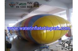 China Screaming Exciting Water Blob Jump Pool Toys  Yellow 11m x 2.5m supplier