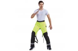 China Multi Layers Chainsaw Protective Clothing , Hivis Chainsaw Chaps For Forrest Worker supplier