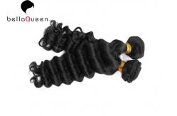 China Raw Unprocessed 100% Brazilian Double Drawn Hair Extensions Deep Wave Hair Weaves supplier