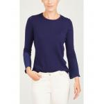 WOMEN'S 60% cotton/20% viscose/15% nylon/5% cashmere KNITTED SWEATER PULLOVER for sale