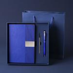Full Customize Notebook Pen Ink Set Gift Box Colorful PU Leather Notebook for sale