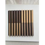 MDF Wood Akupanel Sound Proof Eye Catching Design In Walnut Oak Veneer Color for sale
