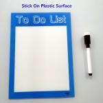 8.5x11 Inch Dry Erase Self Adhesive Whiteboard Sheets PVC WGO Tape Strips for sale