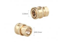 China Thread High Pressure Quick Coupler Car Washer Connector supplier