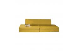 China Velvet Polyester Play Couch Set Playscape Sofa With Waterproof Inner Liner supplier