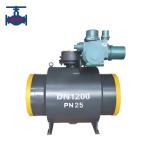 Water Medium Type Electric Welded Ball Valve with Excellent Sealing Performance for sale