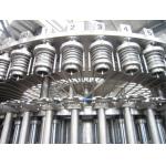 Industrial vitamin drinks, milk, beverage bottling rinsing, filling and capping machines for sale