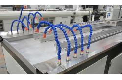 China Double Screw Pvc Plastic Wpc Profile Machine Window Door Profile Extrusion supplier