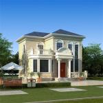 Prefab Light Steel Structure House , Prefabricated Modular Home Contain Frames for sale