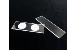 China Machining Quartz Glass Medical Microscope Slide Ground Edge Xrd supplier