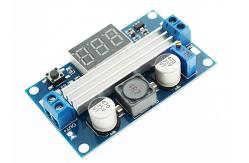 China 100W DC - DC Step Up Boost Converter Module Heat Sink And LED Voltmeter supplier