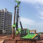 Hydraulic Bore Pile Drivers Foundation Mobile Drilling Rig 48m/Min 30 Rmp