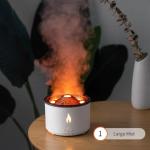HOMEFISH Ultrasonic Aroma Humidifier Volcano Oil Diffuser 360ML USB Installation