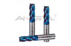 China HRC65 Carbide End Mill 10mm End Mill For Hardened Steel And Titanium supplier