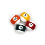 Custom Resin Billiard Shift Knob White  Black Orange  ISO9001 Certificated