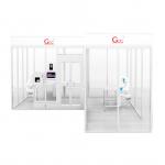 Modular Clean Booth With Stainless Steel Frame Acrylic Panels FFU And HEPA Filter Customizable Design for sale