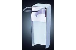 China Medical Wall Mount Elbow Operated Soap Dispenser With Front Cover supplier