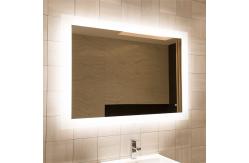 China Frameless Led Bathroom Mirror With Lights Stable Operation Illuminated Vanity Mirrors supplier