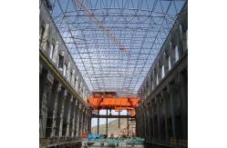 China Large Span 100m Hot Dip Galvanized Steel Structure Space Frame Q235 supplier