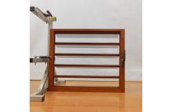 China Invisible Aluminium Louver Window Ventilation Glass Blases  Aluminium Louvre Frames supplier