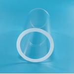 Polished Transparent Quartz Glass Tube for Customized Industrial