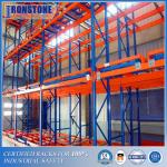 Fast Picking Process Push Back Racking System With Extended Lifespan