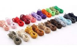 China Black Drawstring Cord 3mm Round Elastic Cord 100% Polyester supplier