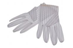 China High Dexterity 10e10 Ohm Polyester Cleanroom ESD Hand Gloves supplier