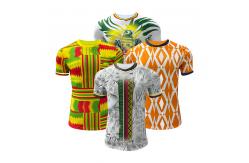 China 2023-2024 Africa Ghana National Team Jersey Cutting-Edge 100% Polyester Fabric supplier