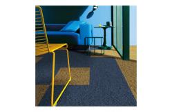 China 50cm X 50cm Nylon Carpet Tiles Fire Resistant Modular Carpet With PVC supplier