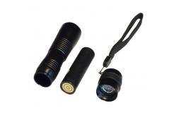 China Portable Explosion Proof LED Flashlight CREE LED Military Flashlight Rechargeable Battery supplier