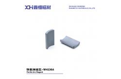 China Circular Arc Segment Permanent Magnet Ferrite For Motorcycle Motor W4136A supplier