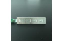 China Shockproof Function Button On Keyboard 304 Stainless Steel Anti Drilling supplier