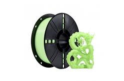 China Professional Toughness Enhanced 3D Printer Filament PLA Plus Transparent Green 1KG supplier