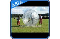 China Customized Transprent Inflatable Zorbing Ball , Used Grass Zorb For Adult supplier